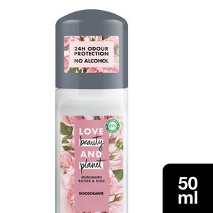 Love Beauty and Planet Pampering Desodorante Manteca de Muru Muru & Rosa 50 ml