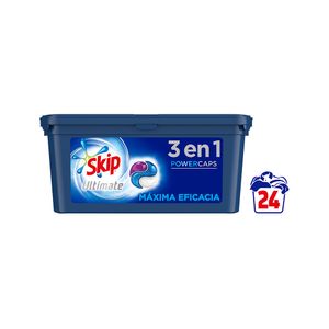 Skip Ultimate Triple Poder Detergente Capsulas Maxima Eficacia 24 lav