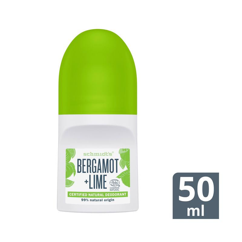 Schmidt's Desodorante Bergamota Y Lima Roll On 50 ml