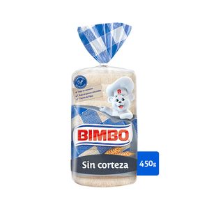 Bimbo Pan Blanco Sin Corteza 450 g