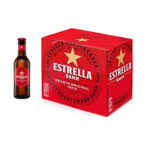 Estrella Damm Botella 25 cl Pack 12 uds