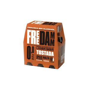 Free Damm Tostada Botella 25 cl Pack 6 uds