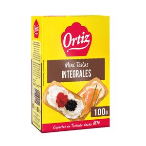 Ortiz Mini Tostas Integrales 100 g