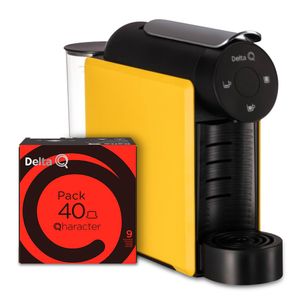 Delta Q Maq Mini Qool Yellow EU + Pack XL Qharacter 40 caps