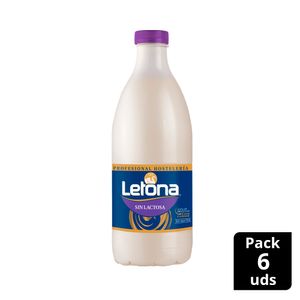 Letona UHT Sin Lactosa Botella 1l Caja 6 unidades