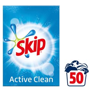 Skip Detergente En Polvo Active Clean 50 Lavados
