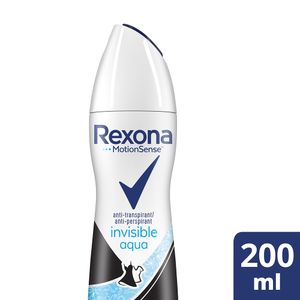 Rexona Desodorante Antitranspirante Invisible Aqua 200 ml