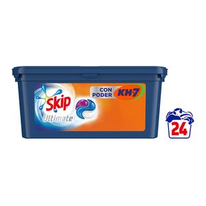 Skip Ultimate Detergente Capsulas Poder Kh7 22+2lav