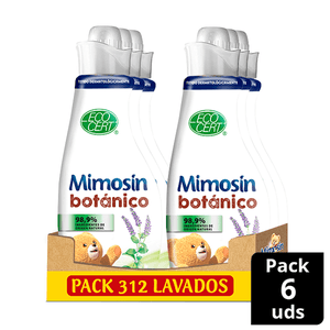 Pack 6 Mimosín Suavizante Concentrado Botánico 52 lav