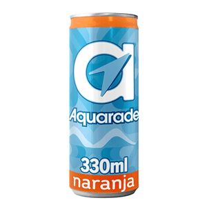 Bebida isotónica sabor naranja Aquarade Lata 330ml