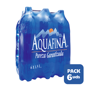 Pack Agua mineral Aquafina botella 6x1500ml