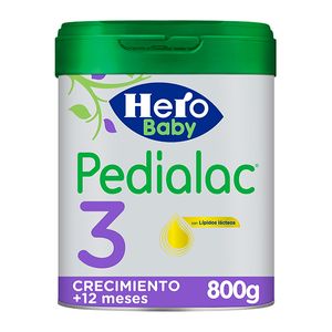Hero Baby Pedialac Leche 3 en Fórmula de Crecimiento Para Lactantes a partir de 12 meses