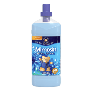 Mimosin  Suavizante Concentrado para la ropa Azul Vital que protege las fibras 60 lavados