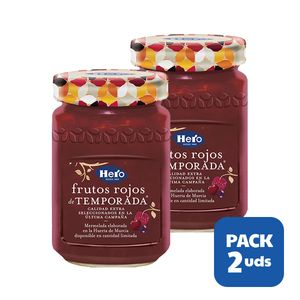 Pack Hero Mermelada Frutos Rojos Temporada 2x350 g