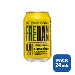 Free Damm Limon Lata 33 cl Pack 24 uds