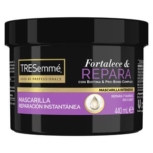 TRESemme Mascarilla Hidratante para cabellos secos y dañados Repara y Fortalece con biotina y pro bond complex 440ml