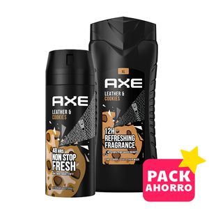 Pack Ahorro Axe Leather & Cookies