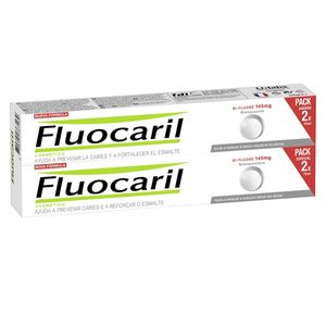 Fluocaril Bi-Fluoré 145 mg - Pasta De Dientes Blanqueante, Anti-Caries - 2x75 ml