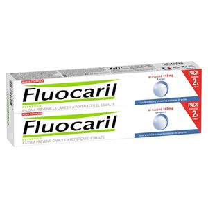 Fluocaril Bi-Fluoré 145 mg - Pasta De Dientes Encías, Anti-Caries - 2x75 ml