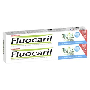 Fluocaril Junior 6 -12 Años - Pasta De Dientes Anti-Caries Para Niños - 2x75 ml