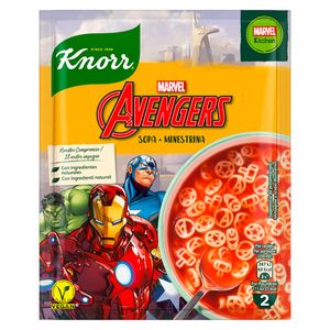 Knorr Sopa Deshidratada Para Niños Knorr Avengers Con Ingredientes Naturales 41 g