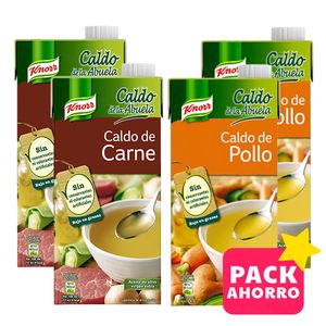 Pack Ahorro Knorr Caldos x4 uds