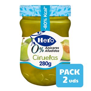 Pack Hero Confitura Diet de Ciruela 280g 2x280gr.