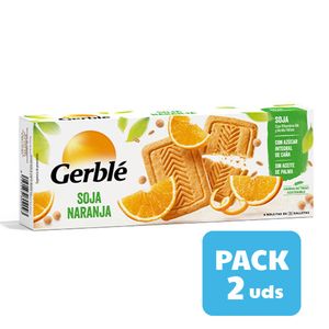 Pack Gerblé Galleta de Soja y Naranja x 2