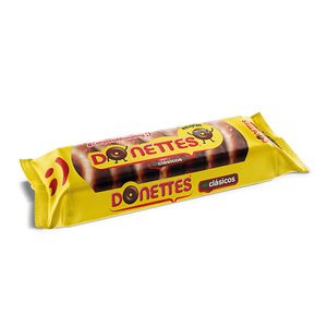 Donettes Clásicos Sabor Chocolate pack 8 unidades. 189 g (22gr por mini rosquilla)