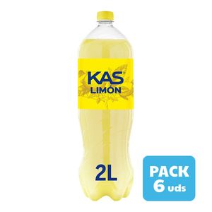 Pack Refresco con gas sabor limón KAS botella 2L x6
