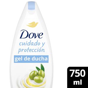 Dove Gel de Ducha Cuidado y Protección con aceite de oliva botella 750ml
