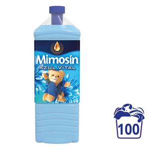 Mimosin  Suavizante Concentrado para la ropa Azul Vital que protege las fibras 100 lavados