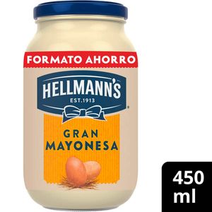 Hellmann's  Gran Mayonesa  Tarro  450ml