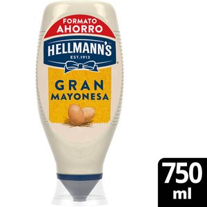 Hellmann's  Gran Mayonesa  Bocabajo  750ml