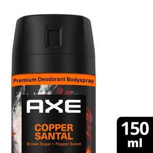 Axe  Desodorante en aerosol para hombre Copper Santal Fragancia Premium 150ml